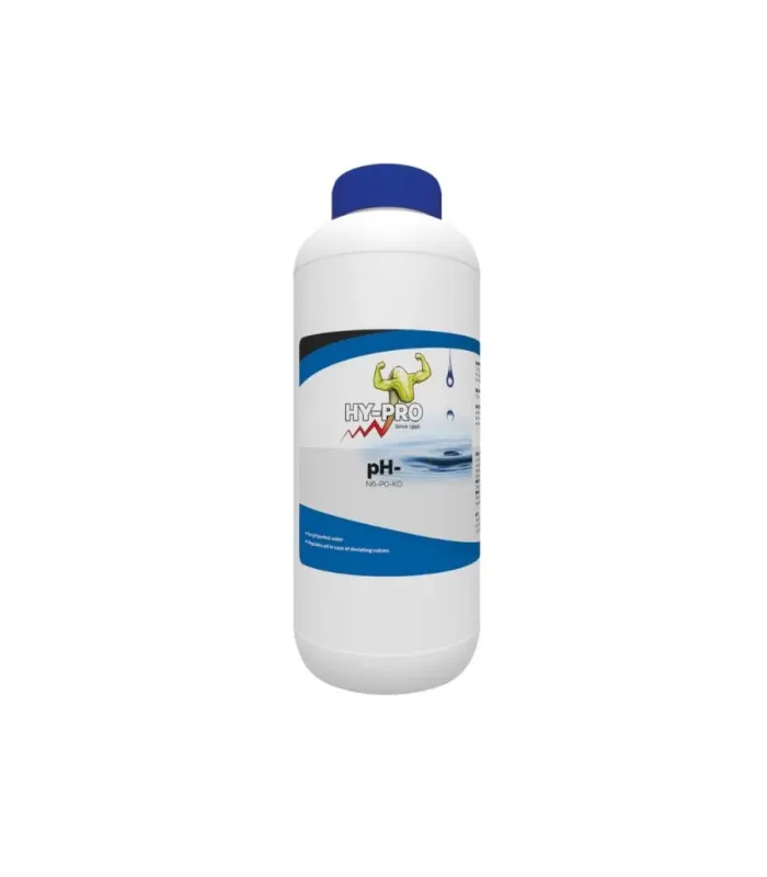 Cumpără PH Down Acid Aitric 1L Hy-pro la cel mai bun preț | Reguladores y Correctores de PH