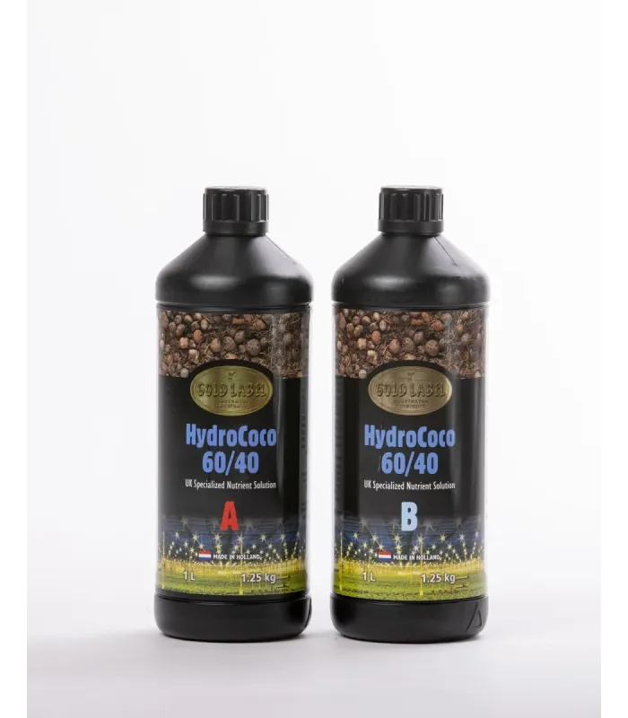 Cumpără Hydrococo 60/40 A + B 1L Gold label la cel mai bun preț | Fertilizantes