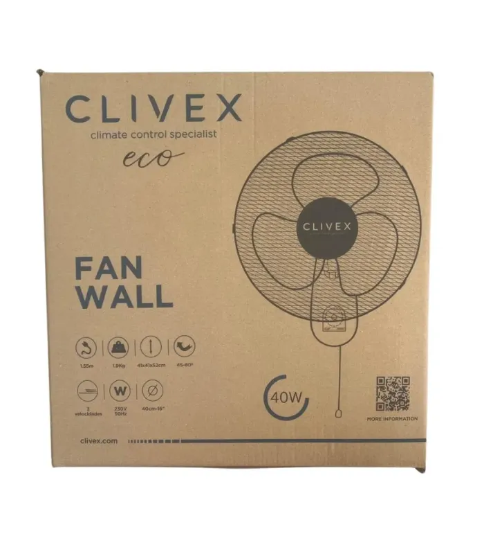 Cumpără Ventilator De Perete Clivex Eco V 2 la cel mai bun preț | Ventiladores