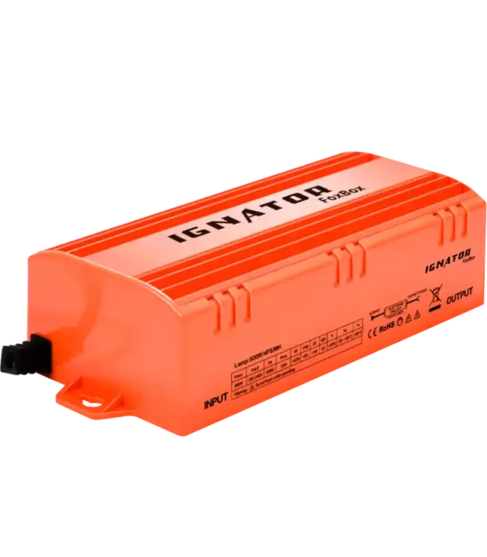 Cumpără Balast Electronic Ignator Foxbox 600W Ignator la cel mai bun preț | Balastros Cultivo