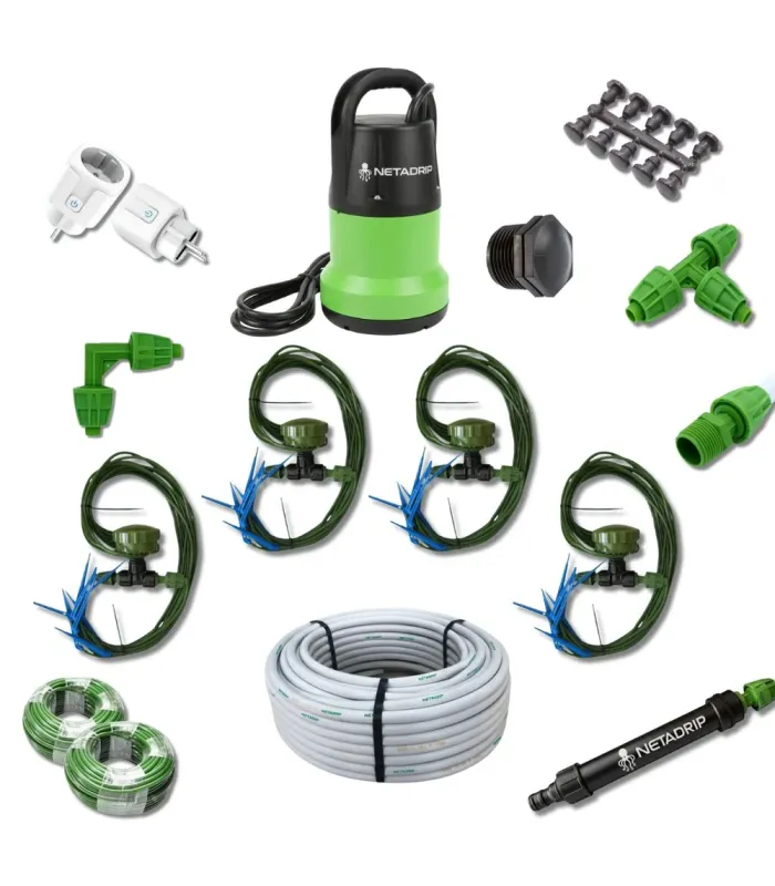 Comprar Kit De Riego Netadrip Pulpo Con Goteros al mejor precio | Riego por Goteo