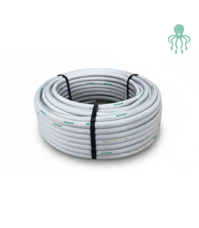 Comprar Rollo Tubería Riego Doble Capa 16mm Blanca al mejor precio | Riego Manual y accesorios