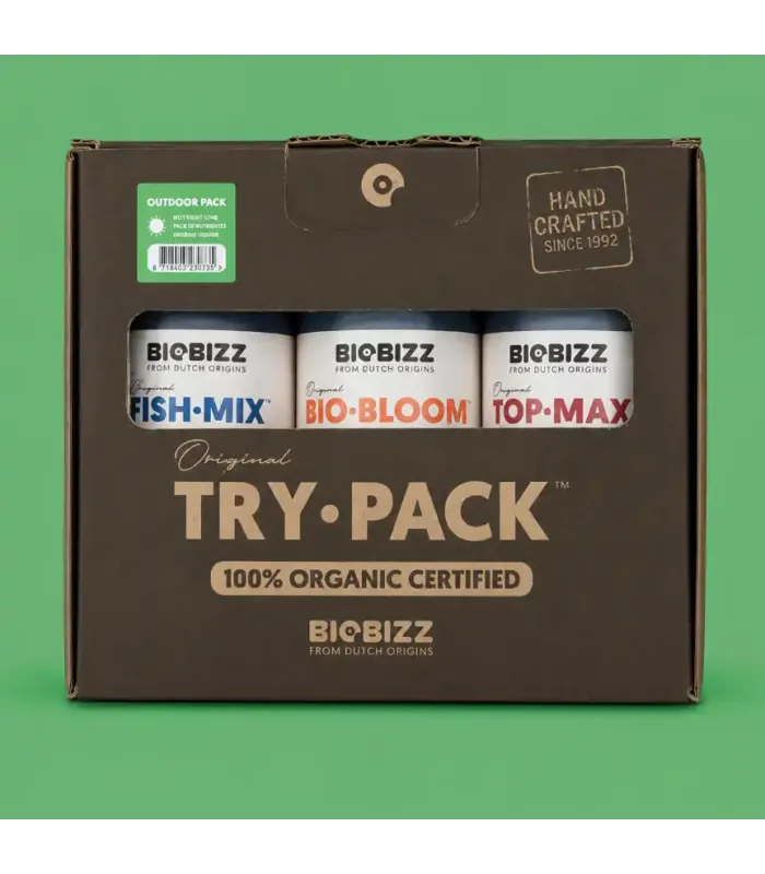 Comprar Try Pack Outdoor BioBizz al mejor precio | Fertilizantes