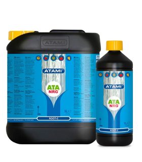 Bidon și flacon ATA NRG Root-C Atami cu etichete albastre