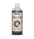 Botella oscura Root·Juice BioBizz con etiqueta de ácidos húmicos