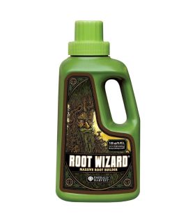 Flacon verde Root Wizard Emerald Harvest cu mâner lateral și capac verde