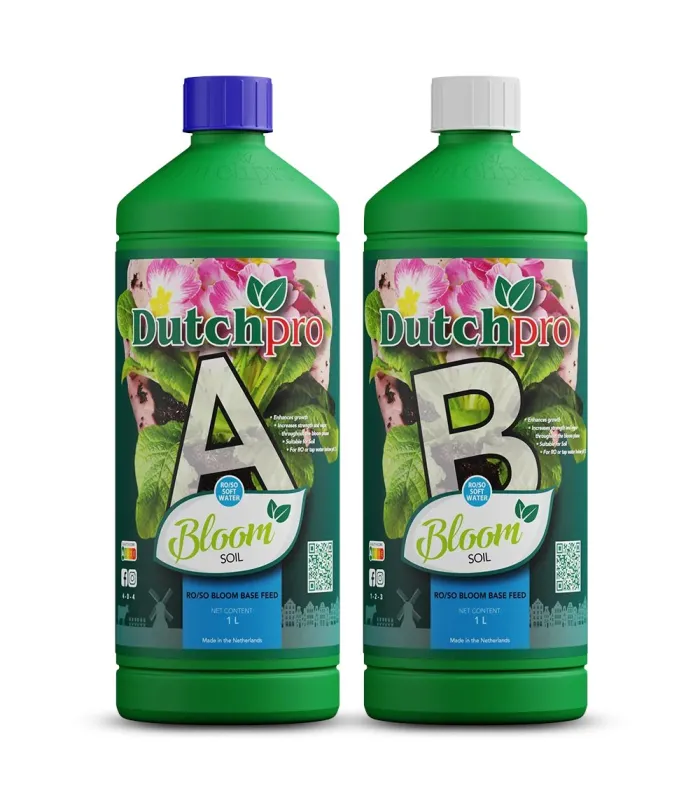 Cumpără Dutch Pro Bloom Soil A+B Apă Moale Dutch Pro la cel mai bun preț | Abonos de Floración