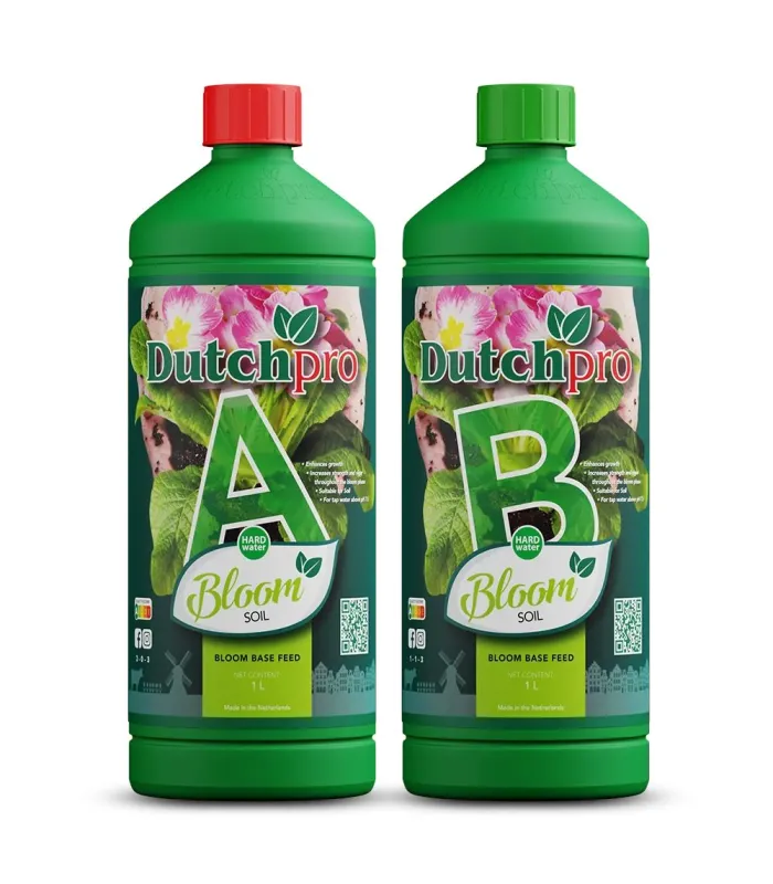 Comprar Dutch Pro Bloom Soil A+B Hard Water Dutch Pro al mejor precio | Abonos de Floración