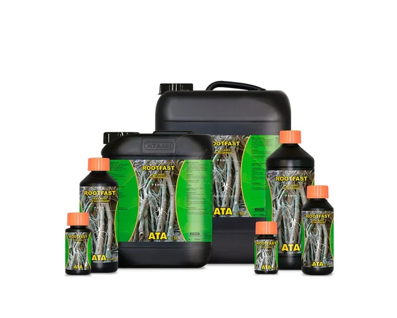 ATA Rootfast de Atami, estimulador radicular para plantas jóvenes y trasplantes.