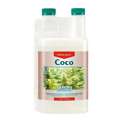 Cogollos densos y resinosos cultivados con el sistema CANNA Coco A+B.