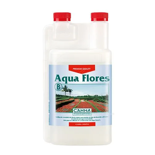 Formación de cogollos densos y resinosos utilizando la línea CANNA Aqua Flores en un sistema NFT.
