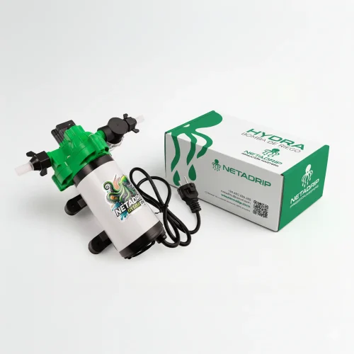 Bomba hidráulica Netadrip Hydra 33 diseñada para sistemas de goteo de alta eficiencia.