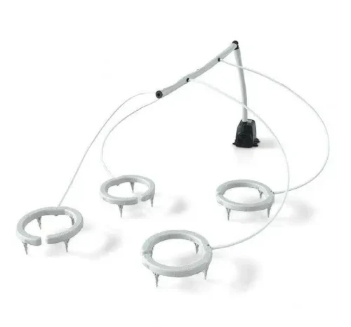 Unidad de control y accesorios de goteo del Kit Smart-Drip Water Master para diferentes configuraciones.